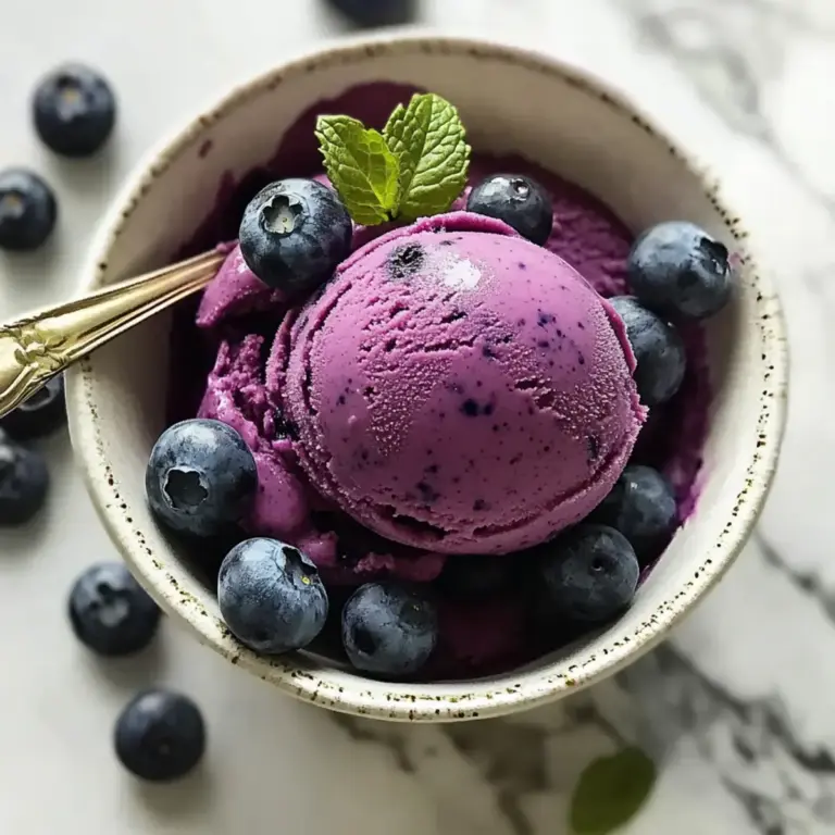 rezept kein churn blaubeer zitronen sorbet