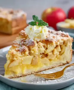 Saftiger Apfelkuchen mit Pudding – Einfach unwiderstehlich!