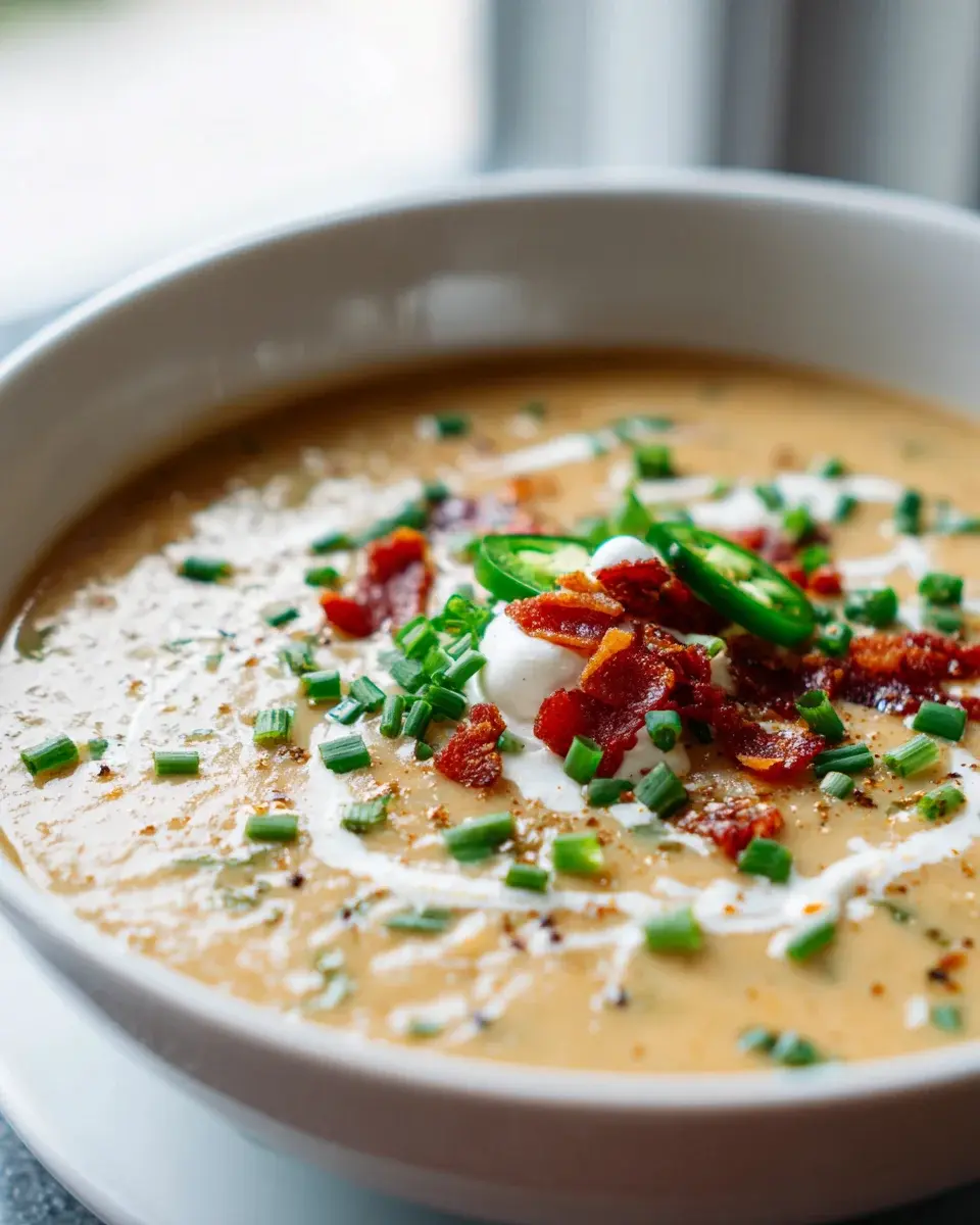 scharfe jalapeño kartoffelsuppe