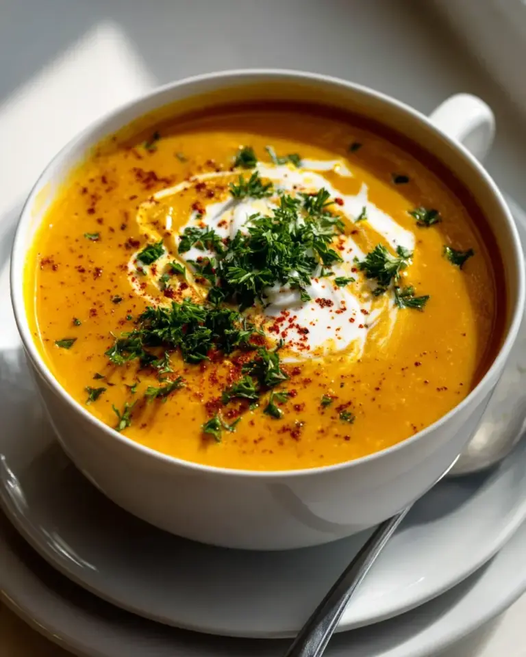 schnelle einfache kürbissuppe