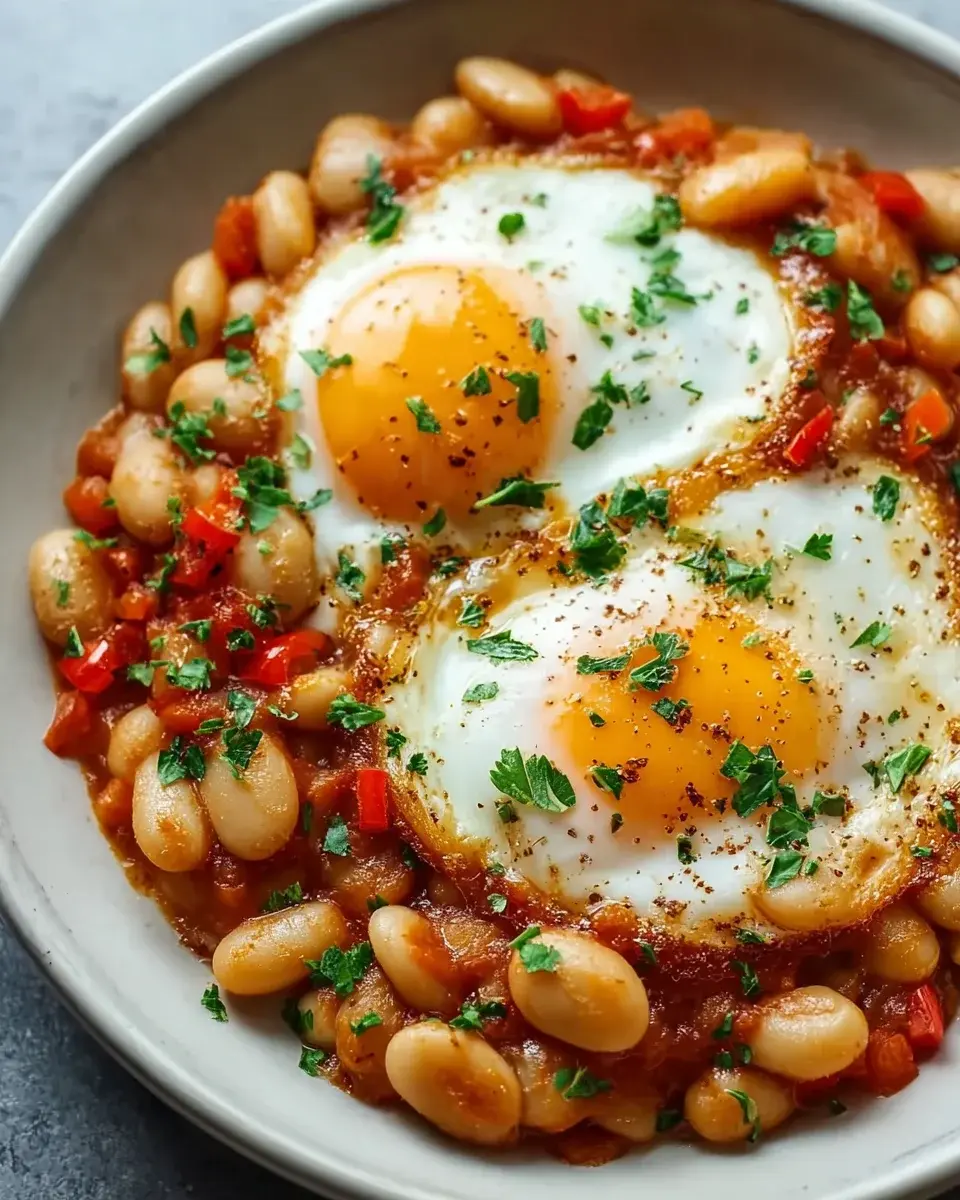 spanische bohnen eier rezept