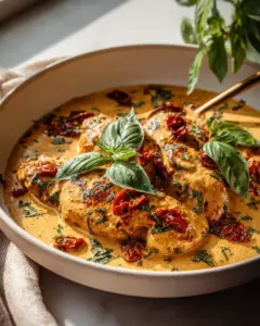 Toskanisches Sahne Hähnchen – Saftig und Cremig