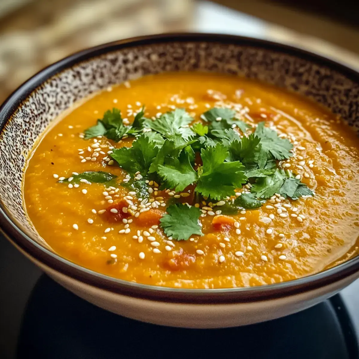 veganeKarottenLinsenSuppe