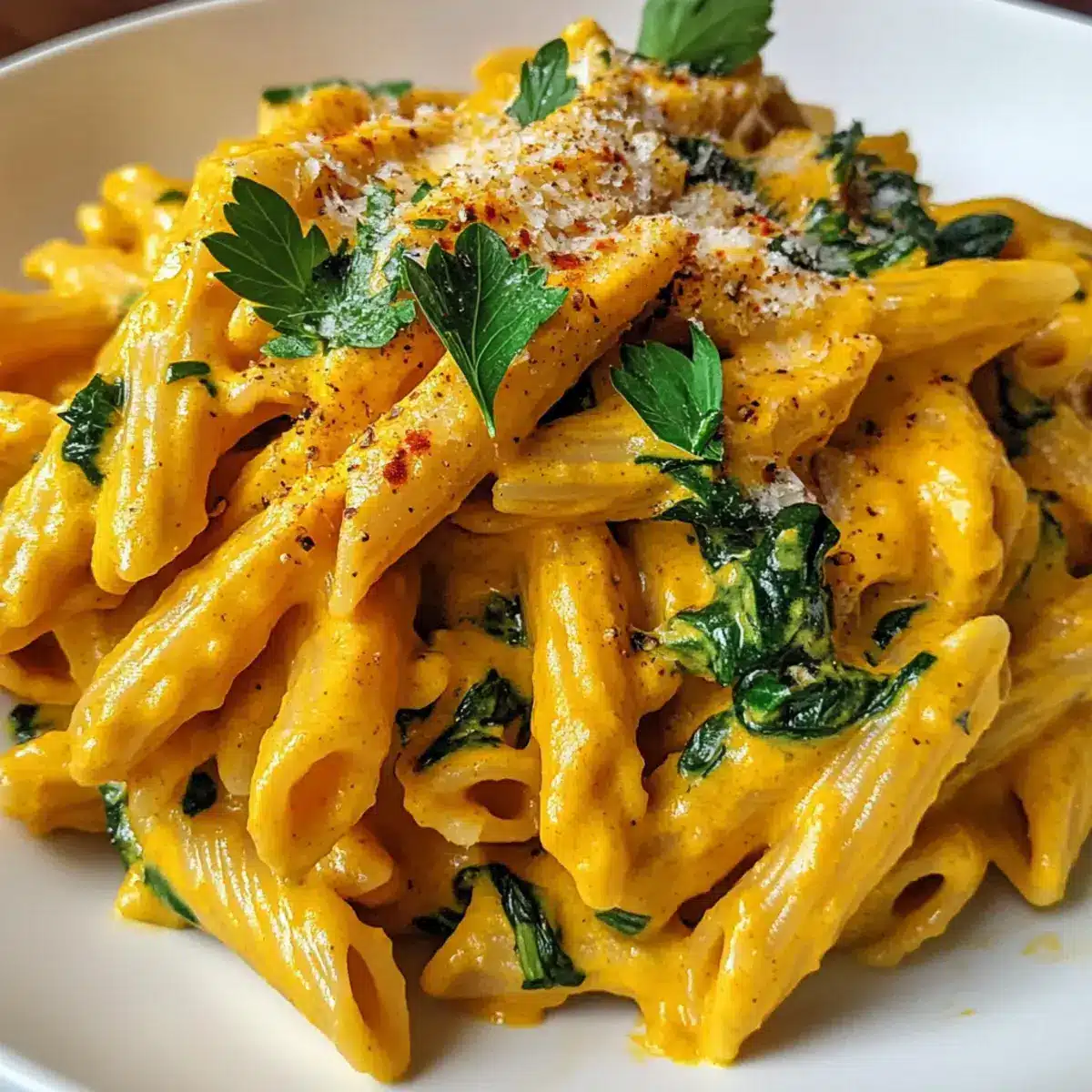 vegane kürbis pasta rezept