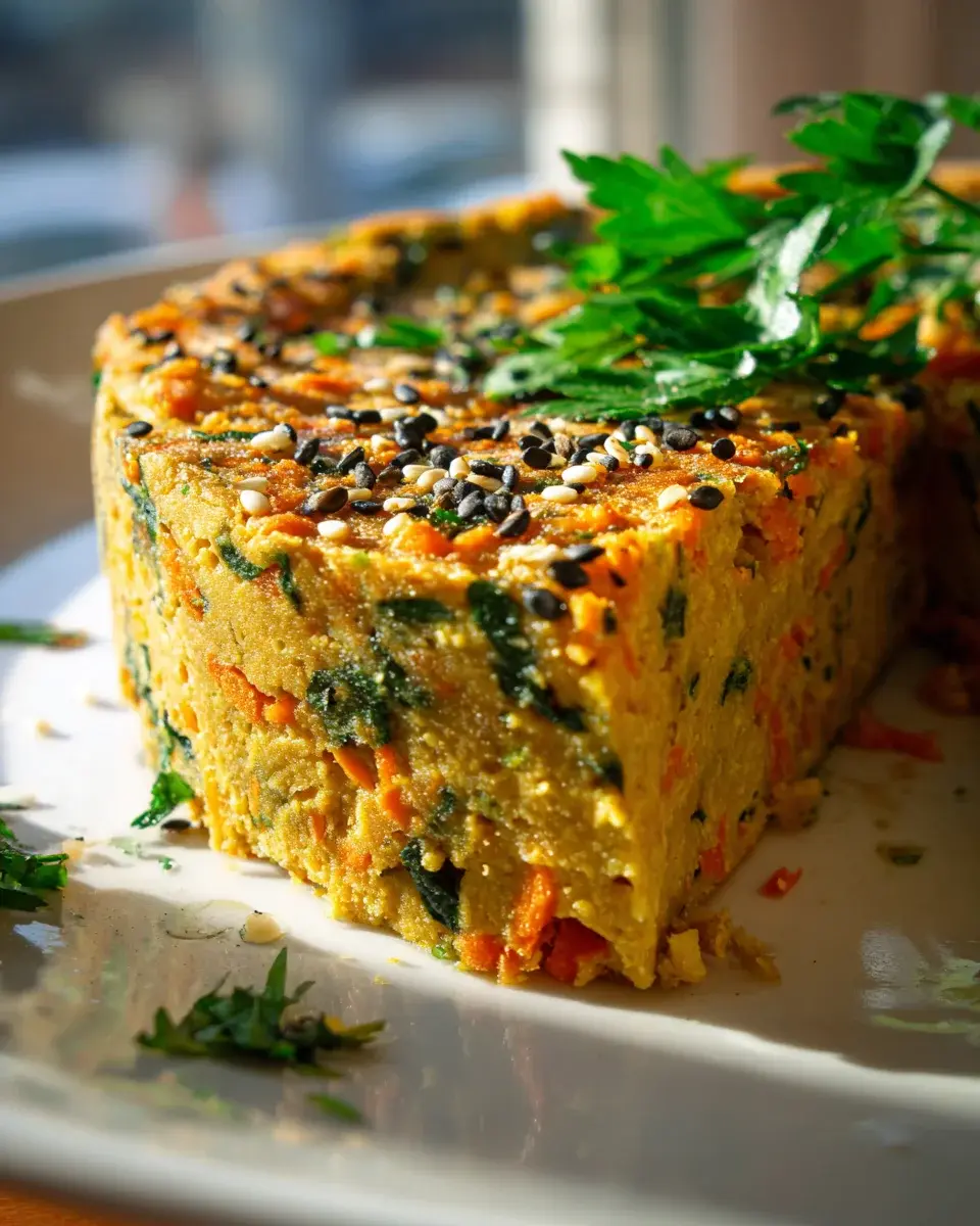 veganer gemüsekuchen kichererbsenmehl