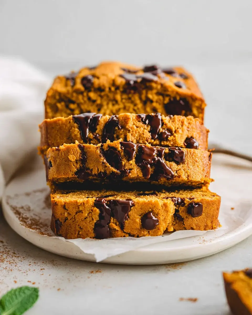 veganes Kürbis Schokoladenbrot Rezept