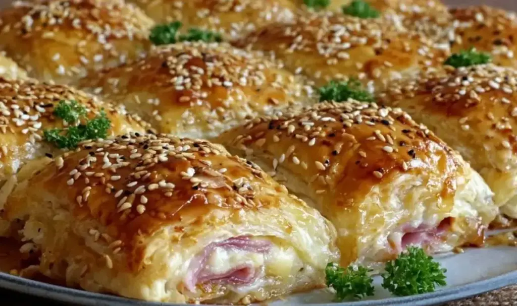 Blätterteig Schinken Käse Rezept