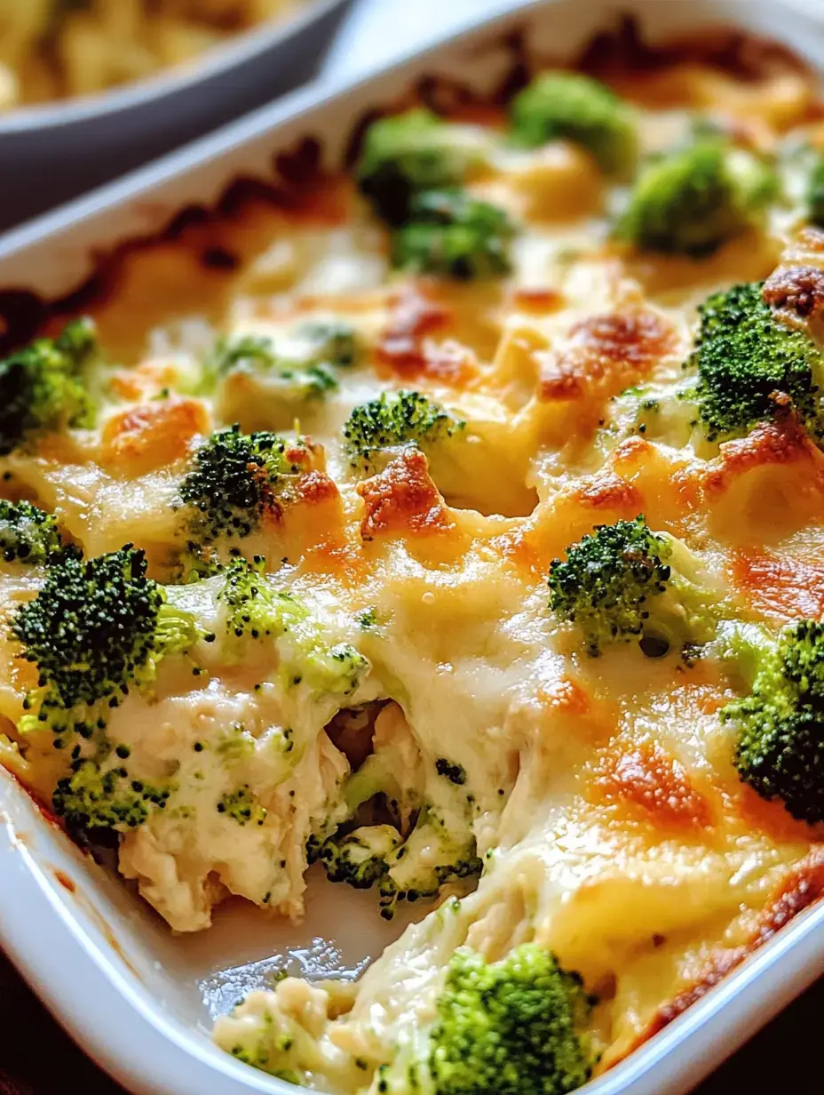 Brokkoli Hähnchen Auflauf Frischkäse