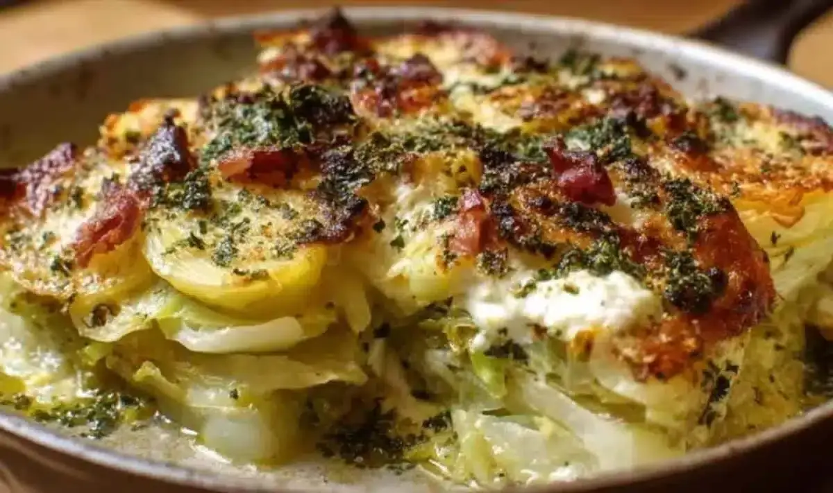 Cremiges Kohlrabi Gratin Rezept