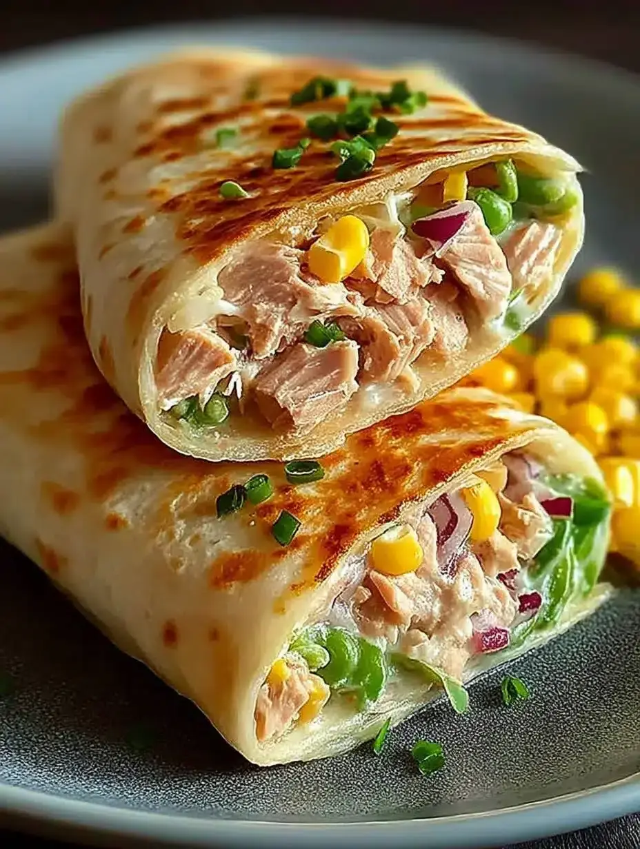 Gesunder Thunfisch-Wrap 2 Gesunder Thunfisch Wrap Rezept