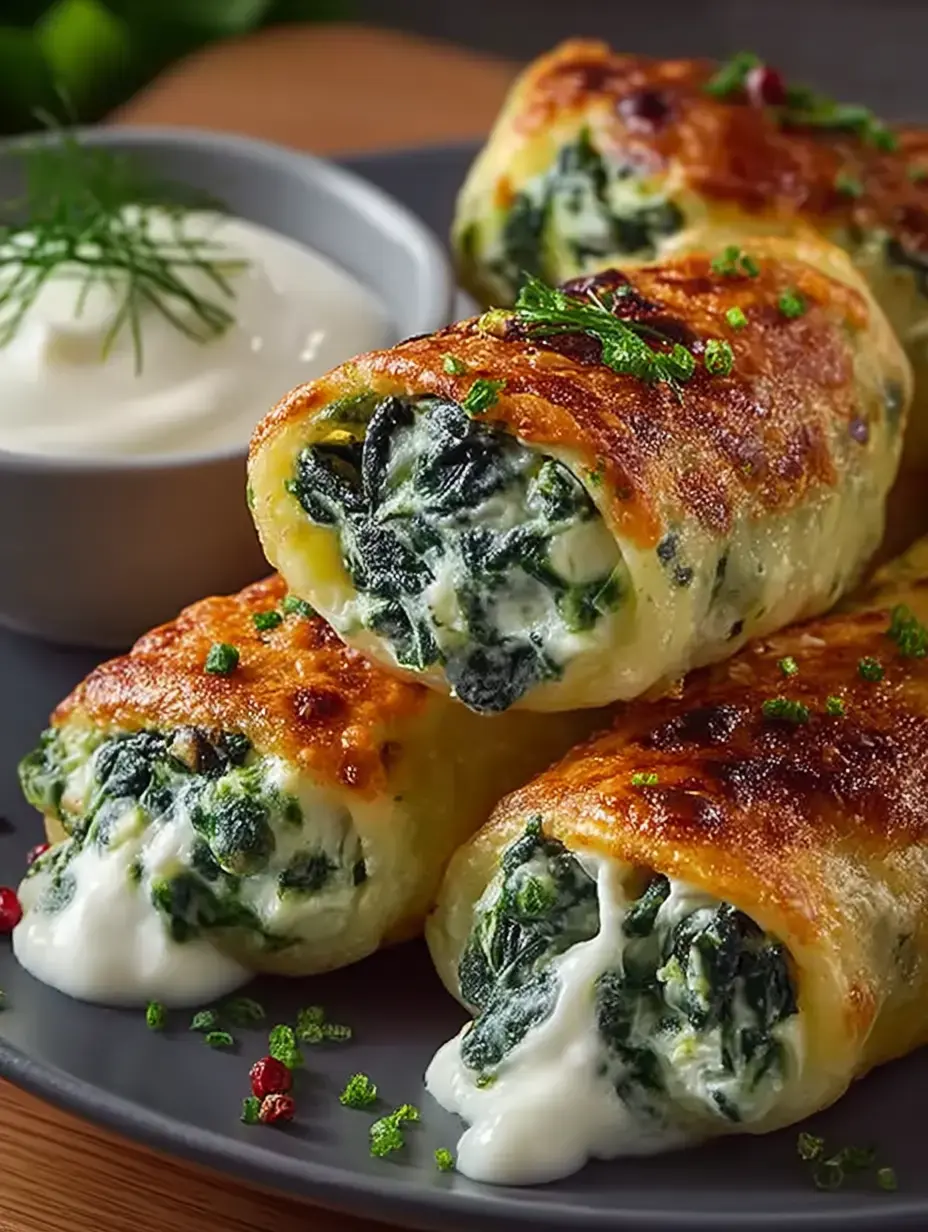 KartoffeltaschenSpinatFrischkaseFullung
