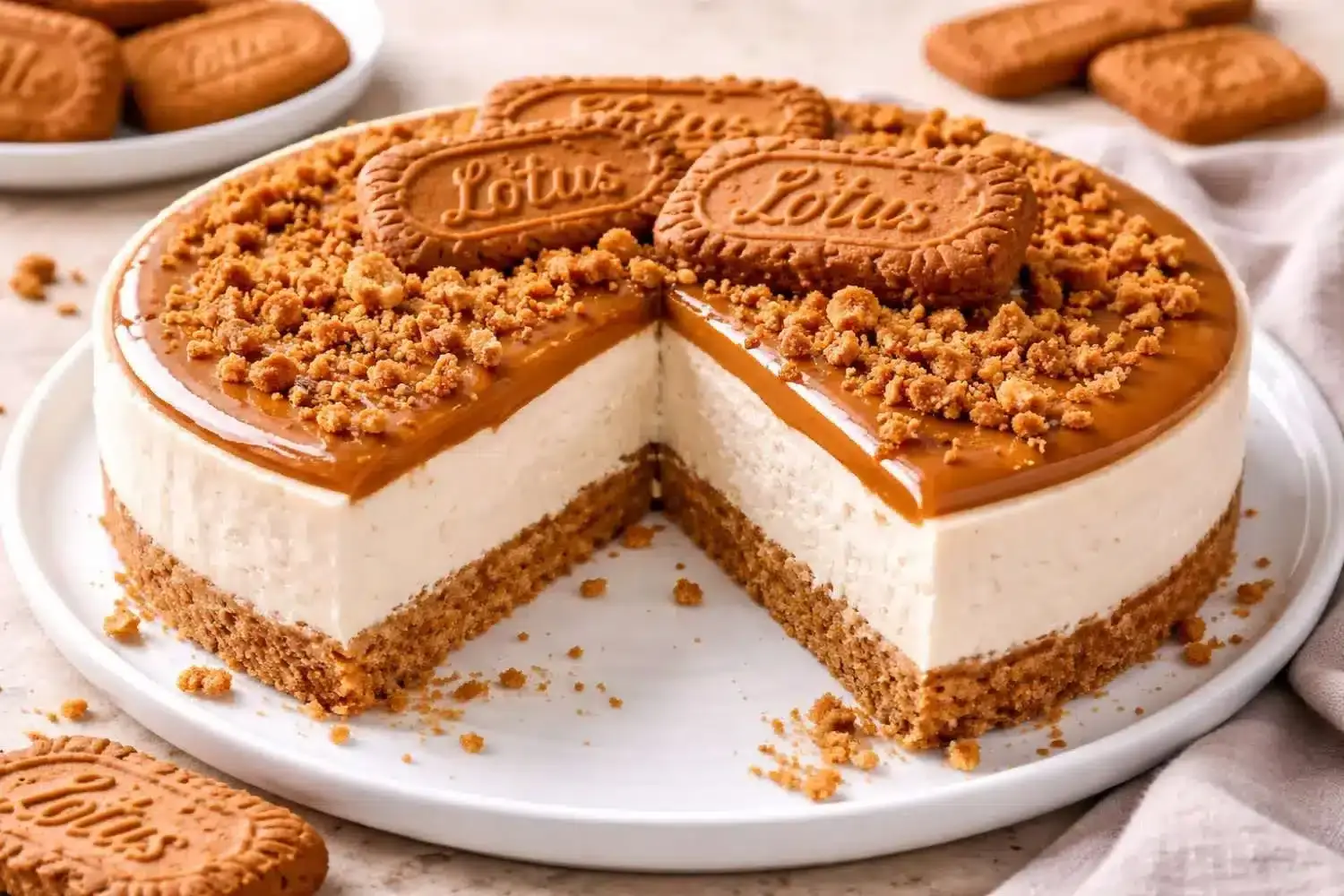 LotusBiskuitCheesecakeohneBacken