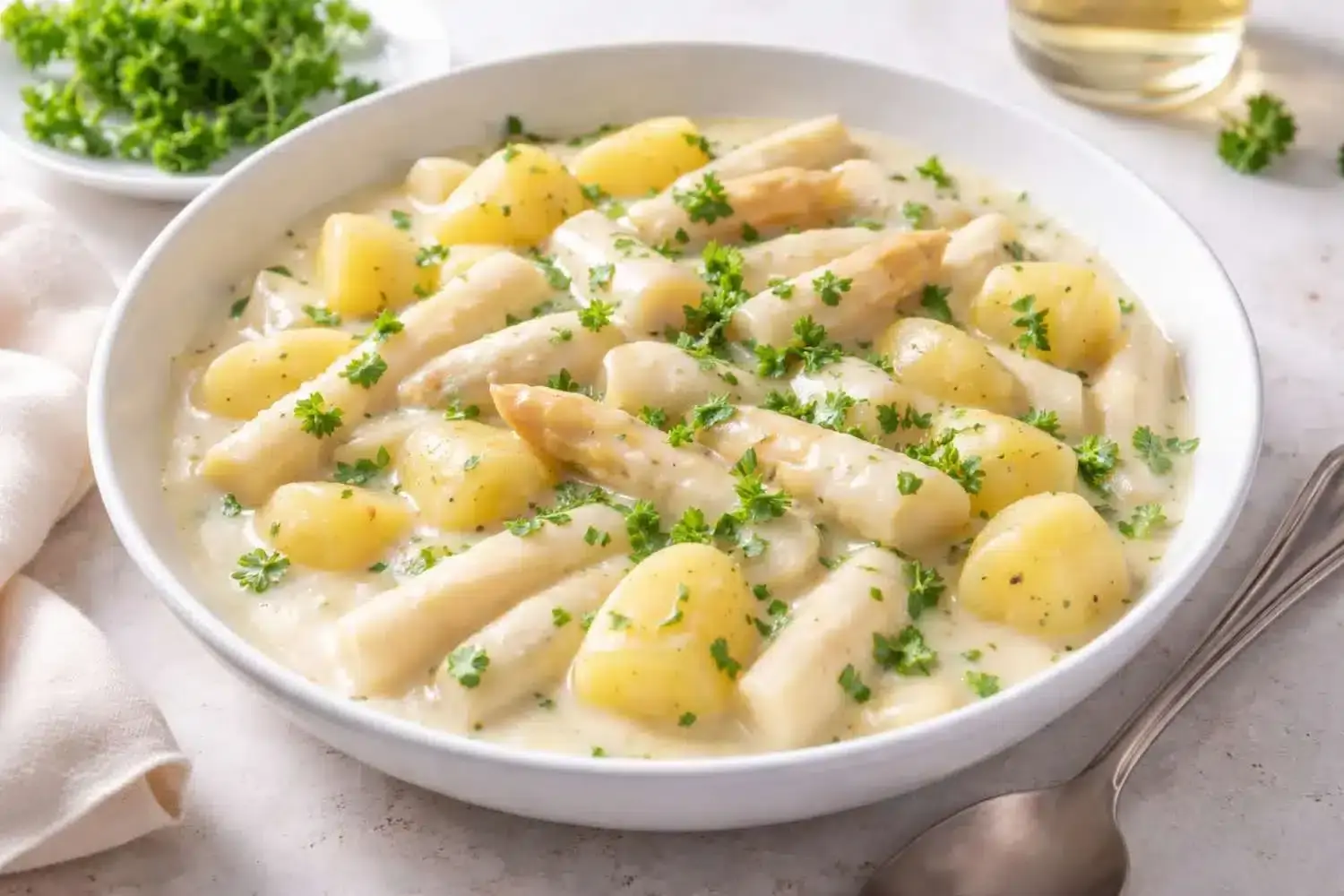 SpargelragoutKartoffelnschnelleseinfachesRezept