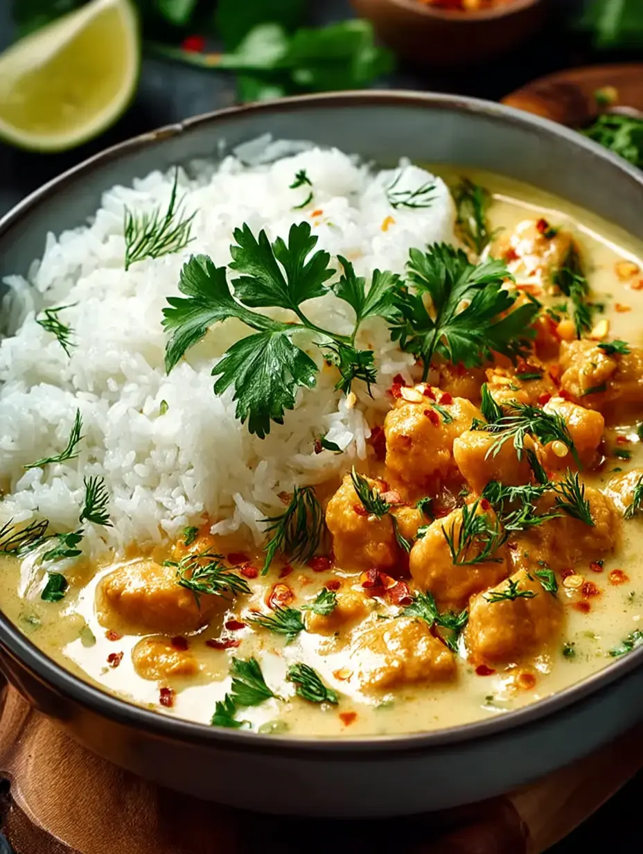 Thai Erdnuss Curry Kokosmilch