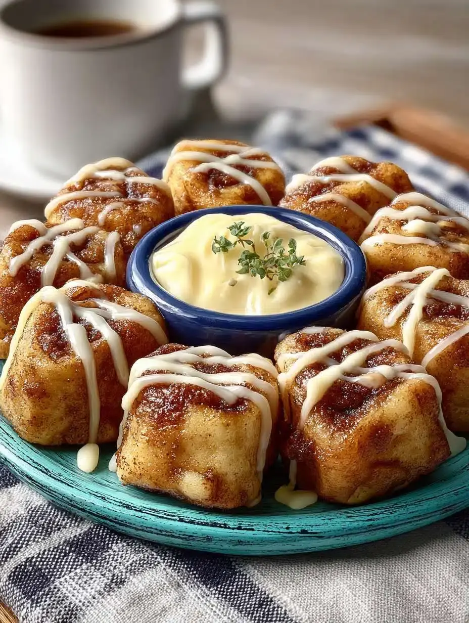 Zimtschnecken Bites Airfryer Schnelles Rezept