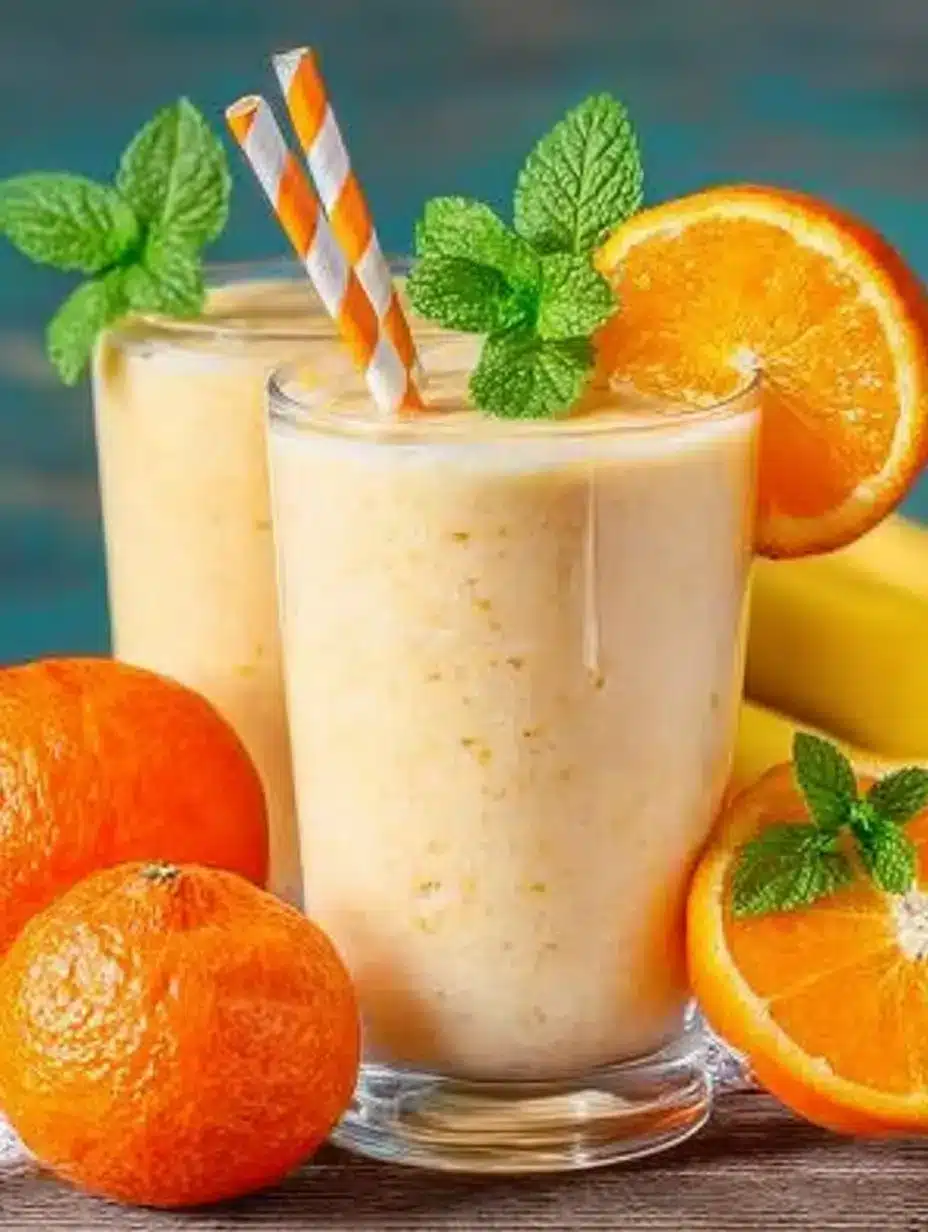 schnelles cremiges orange smoothie rezept