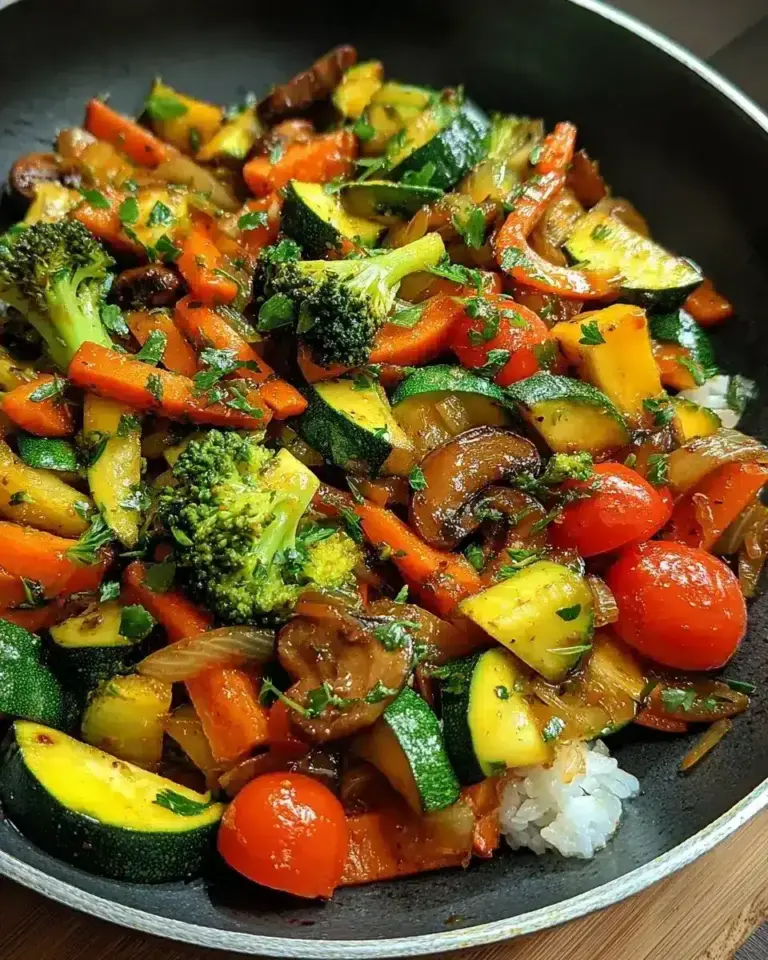 vegetarische gemüsepfanne rezept